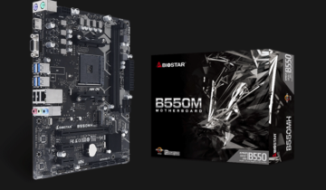 Biostar B550MH AM4 AMD B550 mATX Gaming Motherboard