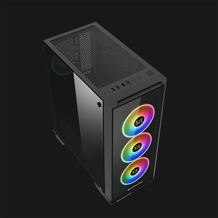 Xigmatek Sirocon III Tempered Glass ARGB Mid Tower Chassis - Image 15