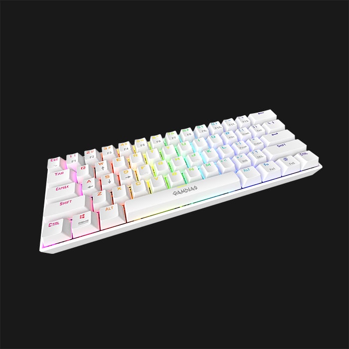 Gamdias Hermes E3 White RGB Mechanical Gaming Keyboard - Image 3