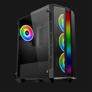 Xigmatek Triple X Tempered Glass ARGB Mid Tower Chassis