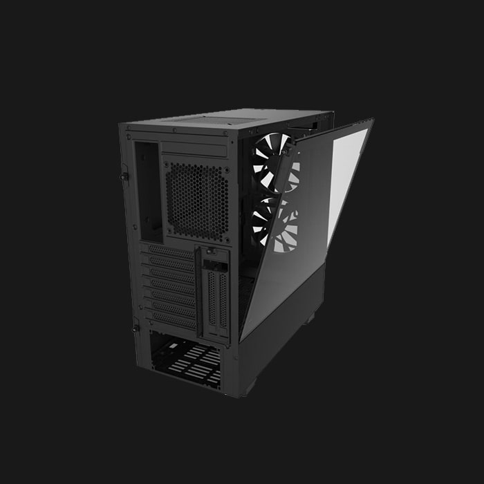 NZXT H510 Elite Mid-Tower Computer Case - Matte Black - Image 7