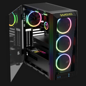Gamdias Talos M1B Tempered Glass RGB Mid-Tower Chassis