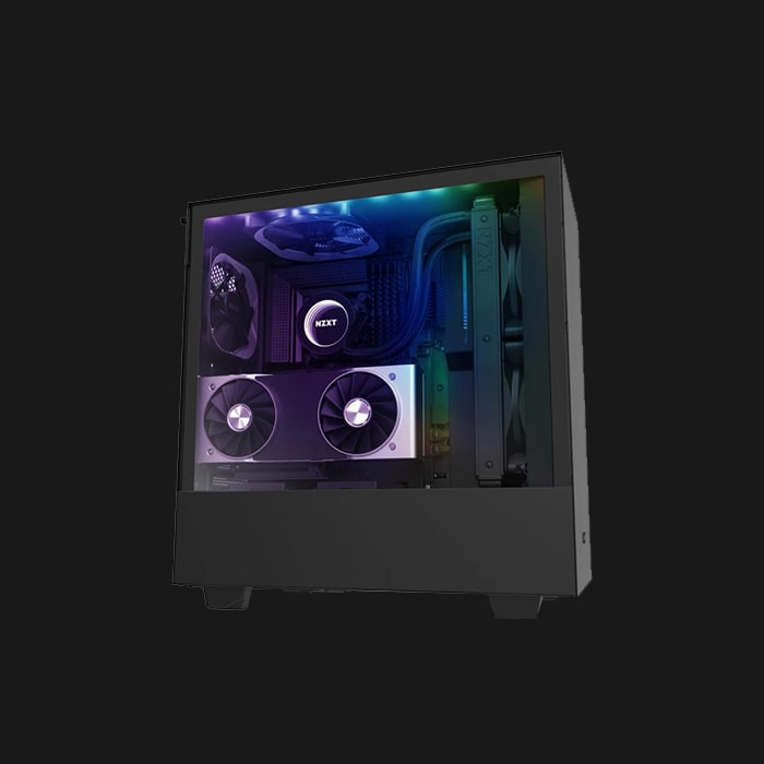 NZXT H510i Black Steel Tempered Glass ATX Mid-Tower Computer Case - Image 7