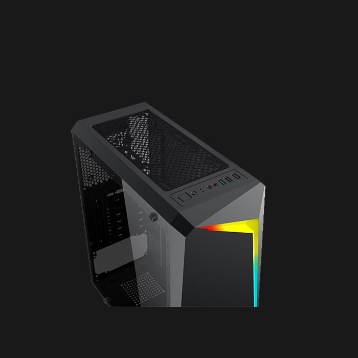 Xigmatek Vortex Tempered Glass ARGB Mid Tower Chassis - Image 9