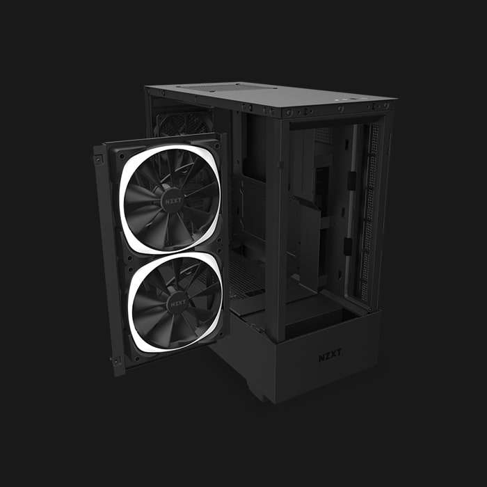 NZXT H510 Elite Mid-Tower Computer Case - Matte Black - Image 4