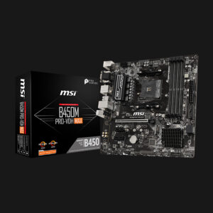 MSI B450M PRO-VDH MAX AMD AM4 DDR4 microATX Motherboard