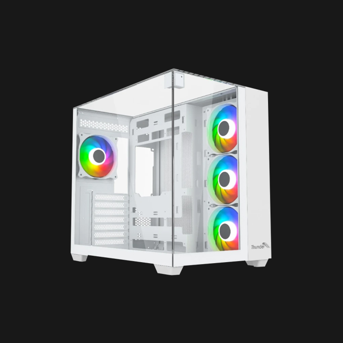 Thunder Battle Station TGC-666 ATX Gaming Case - White