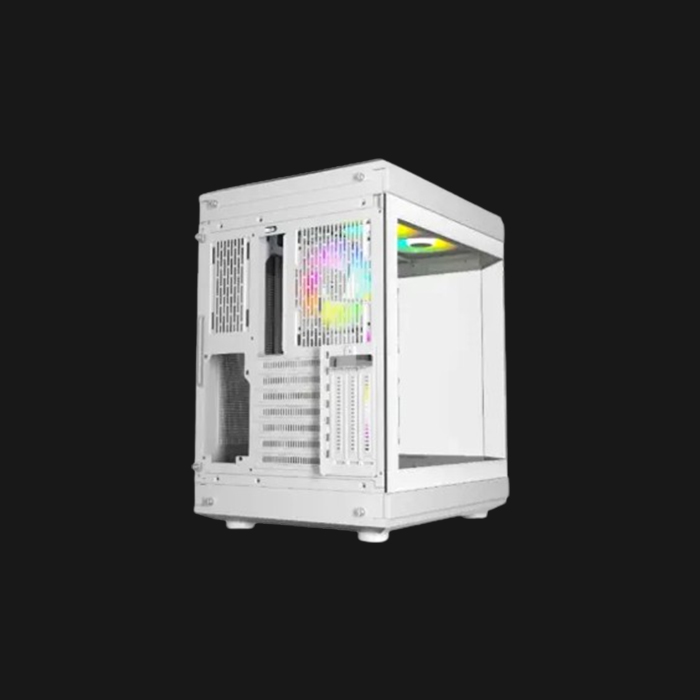 Thunder Carbon TGC-639B ATX Gaming Case - White - Image 3