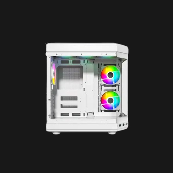 Thunder Carbon TGC-639B ATX Gaming Case - White - Image 4