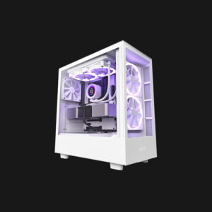 NZXT H5 Elite Compact ATX Mid-Tower PC Gaming Case White