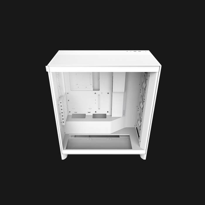 NZXT H7 Flow Mid-Tower ATX Airflow Case - White - Image 3