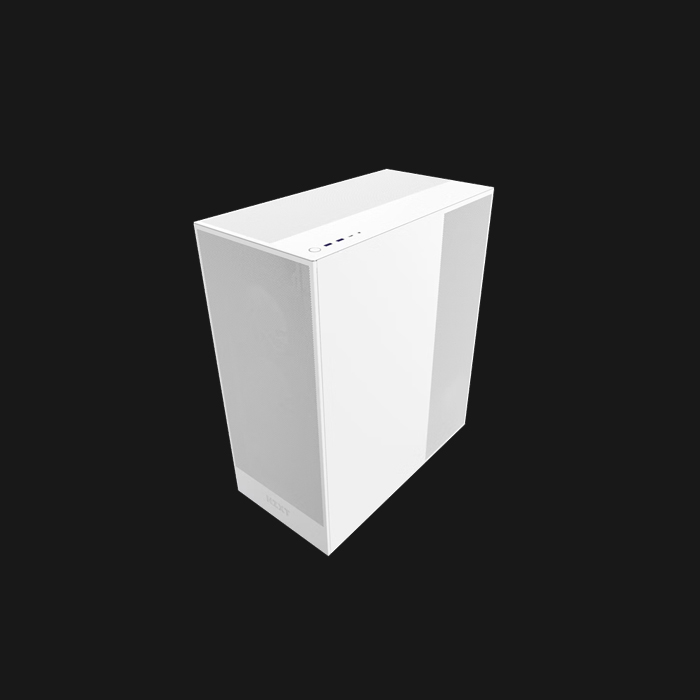 NZXT H7 Flow Mid-Tower ATX Airflow Case - White - Image 4