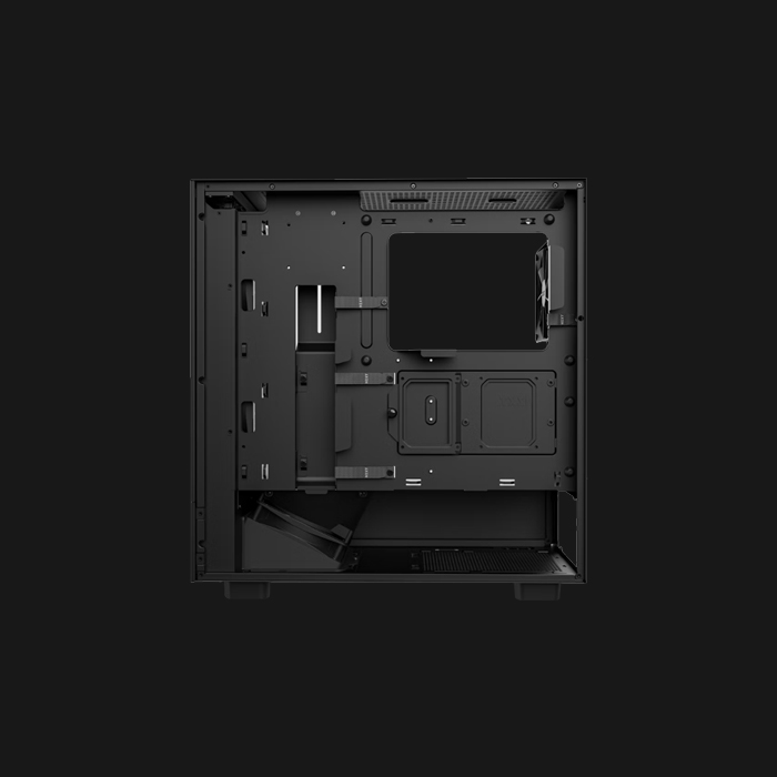 NZXT H5 Flow High Airflow Gaming PC Case - Black - Image 6