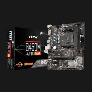 MSI B450M-A Pro Max AMD AM4 microATX Motherboard