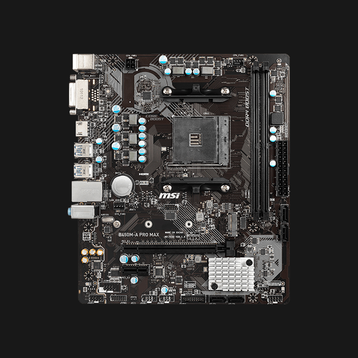 MSI B450M-A Pro Max AMD AM4 microATX Motherboard - Image 5
