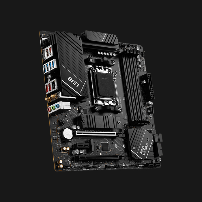 MSI PRO B650M-A Wifi DDR5 AM5 Micro-ATX Motherboard - Image 4