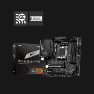MSI PRO B650M-A Wifi DDR5 AM5 Micro-ATX Motherboard