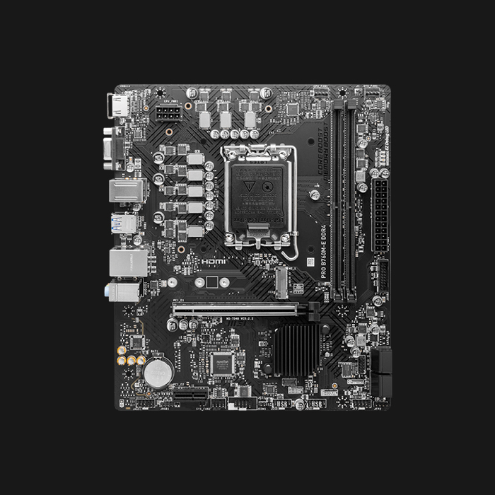 MSI PRO A620M-E DDR5 AM5 Ryzen 8000/ 7000 Series microATX Motherboard - Image 2