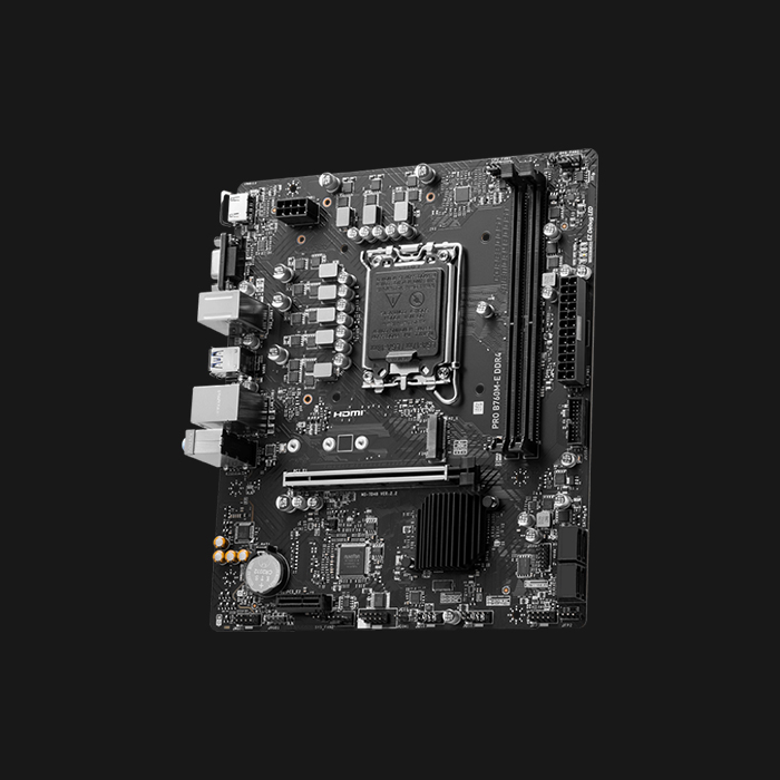 MSI PRO A620M-E DDR5 AM5 Ryzen 8000/ 7000 Series microATX Motherboard - Image 3