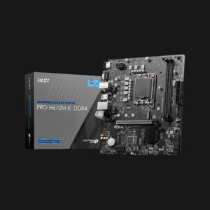 MSI PRO H610M-E DDR4 Intel 12th Gen microATX Motherboard