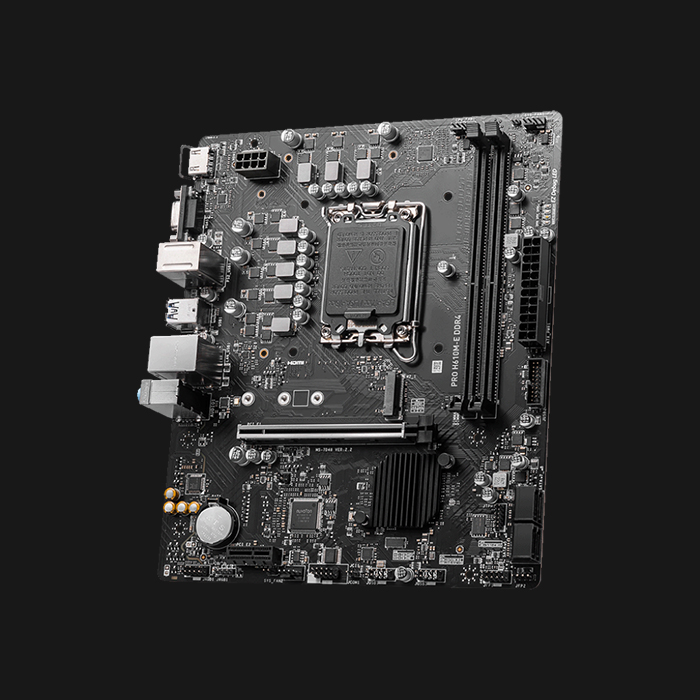 MSI PRO H610M-E DDR4 Intel 12th Gen microATX Motherboard – TEXON