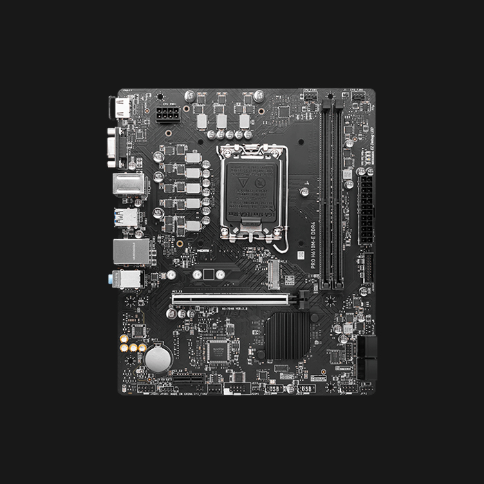 MSI PRO H610M-E DDR4 Intel 12th Gen microATX Motherboard - Image 5