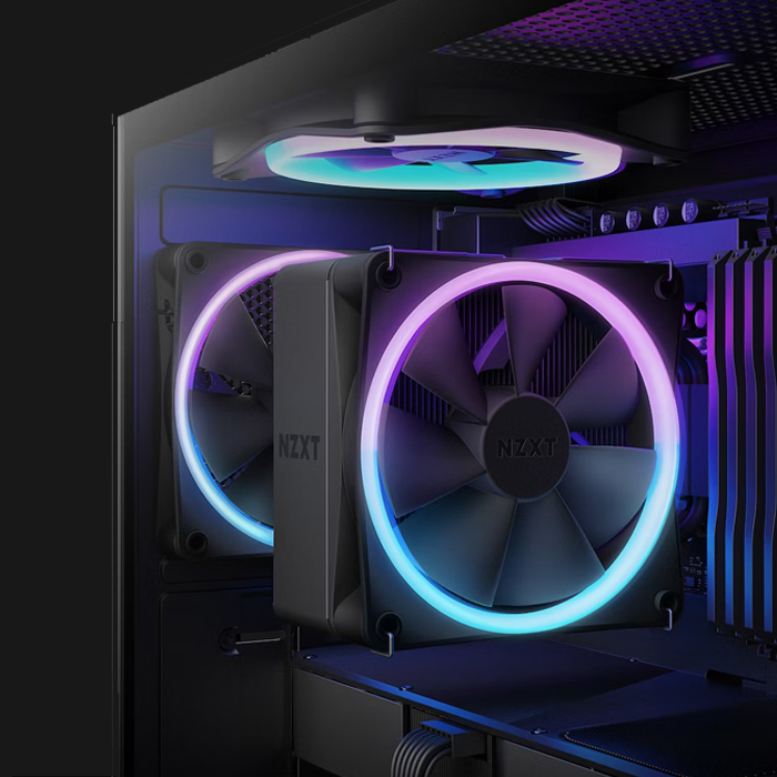NZXT T120 RGB CPU Air Cooler - Black - Image 4