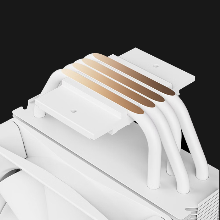 NZXT T120 RGB CPU Air Cooler - White - Image 3