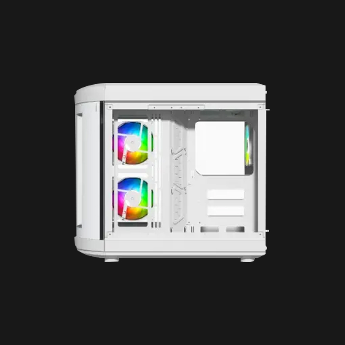 Thunder Rogue TGC-657B Mid-Tower ATX Gaming Case - White - Image 3