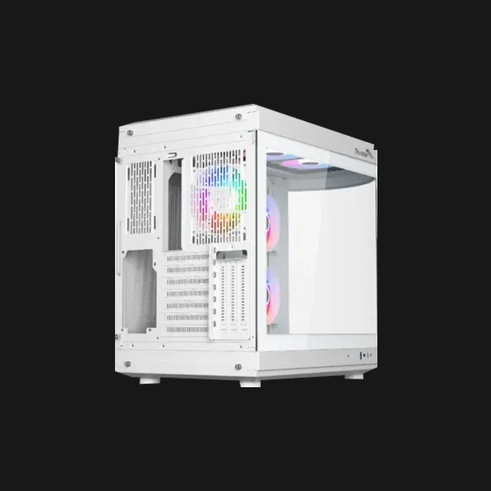 Thunder Rogue TGC-657B Mid-Tower ATX Gaming Case - White - Image 4