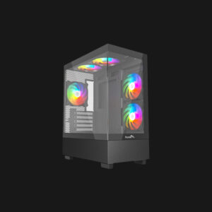 Thunder Black Fox TGC-747 Infinity Micro-ATX ARGB Gaming Case