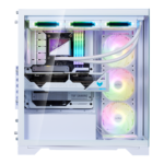XPG Invader X BTF Mid-Tower ATX Gaming Chassis Case - White