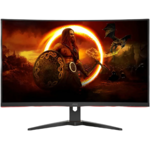 AOC C32G2ZE2 Curved Gaming Monitor, 31.5" FHD VA Display, 250Hz Refresh Rate