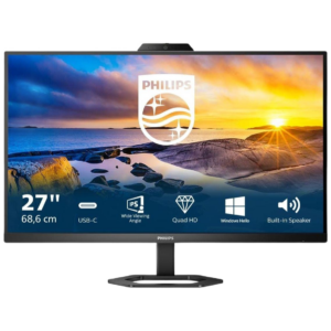 Philips 27E1N5600HE - 75Hz 2K 1440p QHD IPS 27" LCD Monitor with Windows Hello Webcam