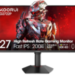 Koorui G2722P 27 Inch 2K Gaming Monitor, 200Hz QHD (2560 x 1440p) Fast IPS Screen