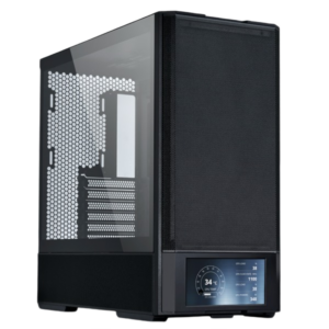 Lian Li Lancool 207 Digital ATX Computer Case w/Integrated LCD Screen, Mesh-Centric Panels Mid-Tower PC Case w/ 2 x 140x40x30mm PWM Fans