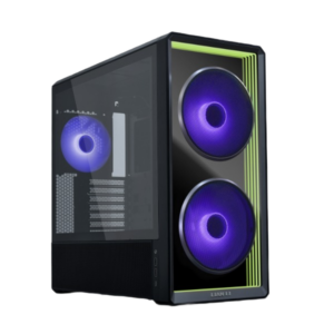 Lian Li Lancool 217 INF Infinity Mirror Computer Case, Mid-Tower ATX PC Case w/ 3 Pre-Installed Fans, 2x170mm ARGB Fans