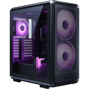 Cooler Master MasterFrame 500 Mesh aRGB Black Freeform 2.0 Modular Platform Open-Air ATX Mid-Tower Case