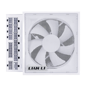 Lian Li Edge 1000W PCIE 5.1 Fully Modular 80 Pluse Gold PSU with USB & Fan Hub – White