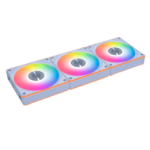 Lian Li UNI FAN CL120 Reverse Blade Wireless White RGB Triple Fan Pack – 120mm