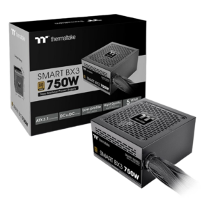 Thermaltake Smart BX3 Bronze 750W - 80 Plus Bronze ATX 3.1 Standard Power Supply, Non-Modular