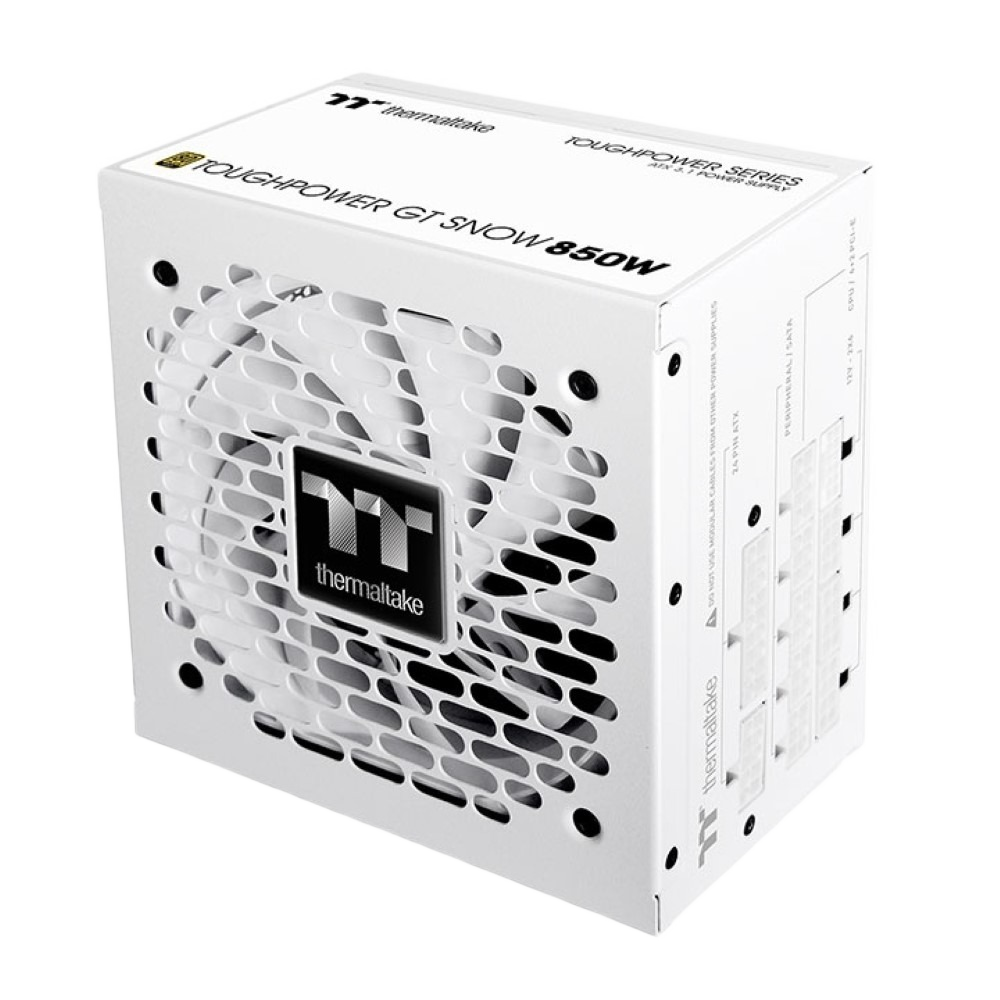 Thermaltake ToughPower GT Snow 750W ATX 3.1 Standard Power Supply - 80 Plus Gold Efficiency, - Image 4