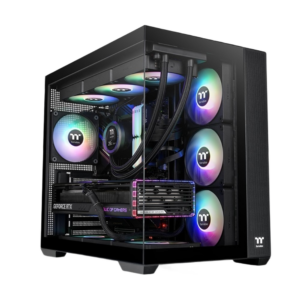 Thermaltake View 380 TG ARGB Mid Tower Gaming Case – Balck