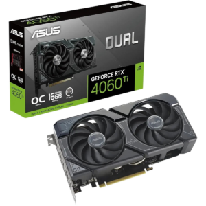 ASUS Dual GeForce RTX 4060 Ti 16GB EVO Graphics Card (DUAL-RTX4060Ti-O16G-EVO)