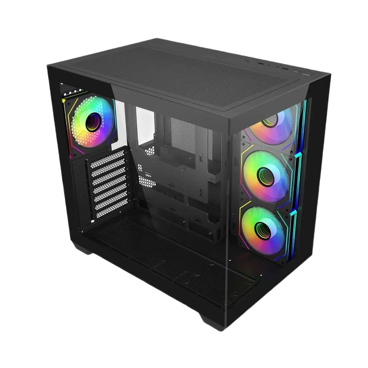 Cooler Master Elite 681 Computer Case - 4x Pre-Installed Reverse Argb Fans - Image 3