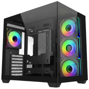 Cooler Master Elite 681 Computer Case - 4x Pre-Installed Reverse Argb Fans
