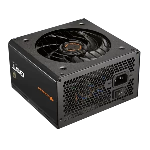 Cougar GST 750W 80 Plus Gold Non-Modular Power Supply, PCIe 5.1, Native ATX 3.1, Black