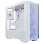 Lian Li Lancool III RGB White Aluminum/SECC/Tempered Glass Gaming Case with 4× 140 PWM Fans (ARGB)