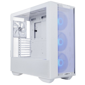Lian Li Lancool III RGB White Aluminum/SECC/Tempered Glass Gaming Case with 4× 140 PWM Fans (ARGB)