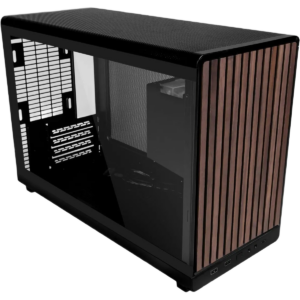 Lian Li A3 26.3L Micro Form Factor Chassis - Wood Front & Side Tempered Glass Panel, Supports 360mm AIO-Modularity Design for M-ATX